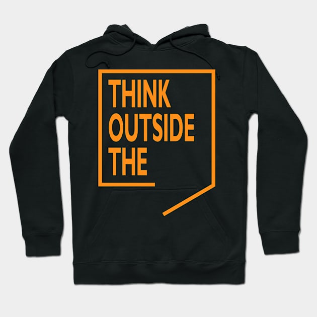 Think outside the box Hoodie by Sham